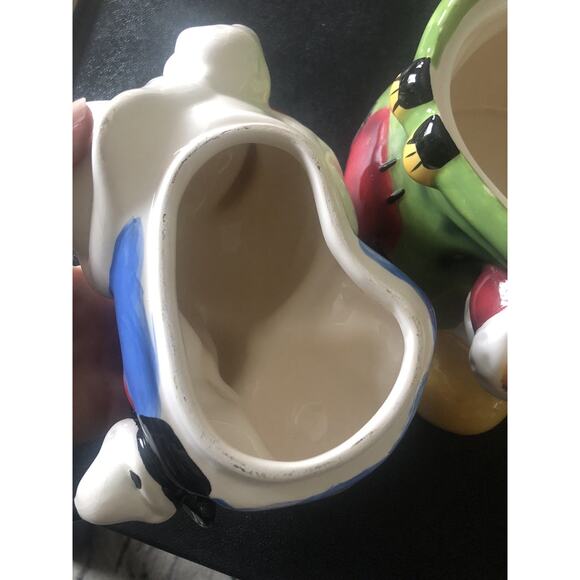 Vintage Disney Santa Clause Mickey Mouse Christmas Cookie Jar Holiday Decor READ - Picture 7 of 11